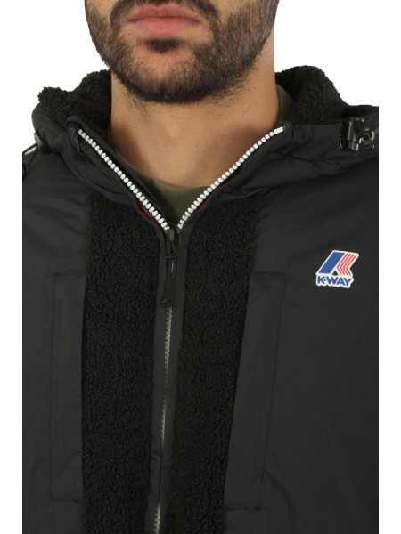 Giubbino K-Way Samson 4.0 Orsetto Black Pure